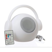 MARELIDA LED Tischleuchte EVE mit Lautsprecher Terrassenleuchte Bluetooth wiederaufladbar