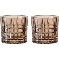 Nachtmann Square Votives Teelichthalter 2er Set Tobacco
