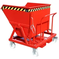 Bauer Südlohn Späne-Kippmulde SKS 550, lackiert, Feuerrot