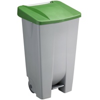 Helit Abfalleimer 120 l Grau