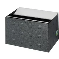 VAR Wandascher WH 13 Alu eloxiert antik-silber 0,8 l