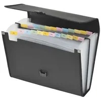 FolderSys Fächermappe 24 Fächer, schwarz
