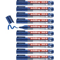 Edding 363 Whiteboardmarker - blau - 10 Whiteboard Stifte