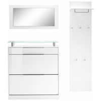 Borchardt Möbel Garderoben-Set BORCHARDT MÖBEL Olivia Kastenmöbel-Sets weiß (weiß