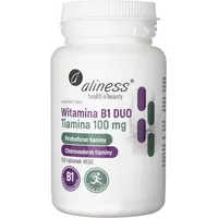 Aliness Vitamin B1 DUO Thiamin 100mg, Nahrungsergänzungsmittel, 100 tabletten