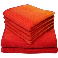 Dyckhoff Handtuchset 6-tlg. rot