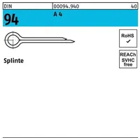 Industrial Quality Supplies ISO 1234 Splinte A 4 2,5