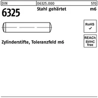 Industrial Quality Supplies DIN 6325 Zylinderstifte Stahl 8 m6