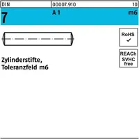 Industrial Quality Supplies DIN 7 Zylinderstifte 1.4305 10 m6