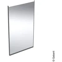 Geberit Option Plus Square Lichtspiegel 40x70x3.5cm, schwarz matt