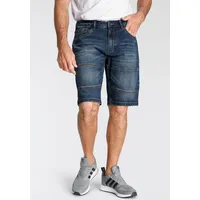 H.I.S. H.I.S Jeansbermudas, entspannte Passform, gerader Beinschnitt, modische Washed-Optik