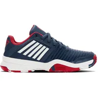 K-Swiss Court Express Omni Tennis Shoe, Blue Opal/White/Lollipop, 37.5