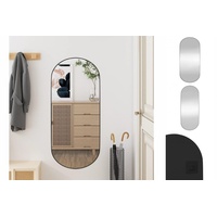 VidaXL Wandspiegel 35x80 cm Glas Oval