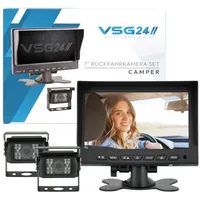 VSG VSG24 Rückfahrkamera 7" Starter-Set Wohnmobil inkl. 2 Kameras