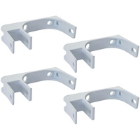 Mendler 4er-Set Deckenhalterung für Markise T792, Wandhalterung Deckenmontage Adapter