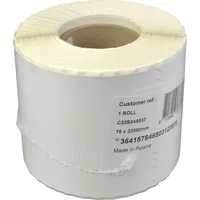 Epson Etiketten C33S045537 76mm x 33m High Gloss Label