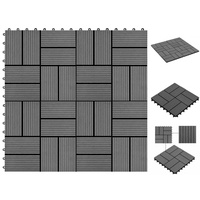 VidaXL Terrassenfliesen 11 Stück WPC 30 x 30 cm