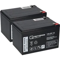 Q-Batteries Jungheinrich Gelände-Elektro-Stapler Ameise, 2 x 12LCP-12 12V-13Ah Blei