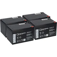 Q-Batteries Akku kompatibel Elektromobil Scooter Revoluzzer 45 Plus 4x