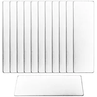 ECENCE Neodym Klebe-Magnete 12 Stck. selbstklebend Quader klein 30x10x1mm