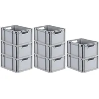 Proregal SuperSparSet 8x Eurobox NextGen Grip | HxBxT 22x30x40cm