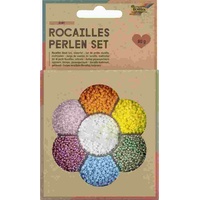 Folia Rocailles-Perlen-Set Bunt