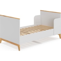 VitaliSpa Kinderbett Malia 160x80 weiß mit Lattenrost, Bett für