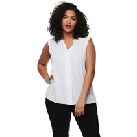 Only Carmakoma Bluse in Weiß, 54