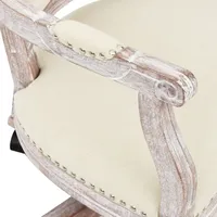 VidaXL Bürostuhl Drehbar Beige