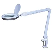VELLEMAN LED-Lupenleuchte, Klemmfuß, Gelenkarm, Linsenkappe, 60 LEDs, Vergrößerung 3x,