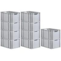 Proregal 10x Eurobox NextGen Economy Griffe offen |HxBxT 32x40x60cm