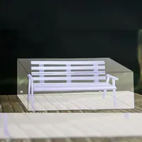 Buri Abdeckhaube 130 x 60 x 80 cm Anthrazit