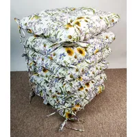 Rattani Sitzkissen Set 6x Stuhlkissen/Sitzkissen Klara 42 x 42