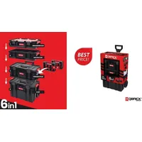 Patrol Qbrick System 6-in-1 Werkzeugtrolley Set inklusive Koffer, Box