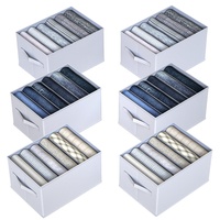 Hinrey Schrank Organizer 6 Stück für Hosen Hemden Unterwäsche,