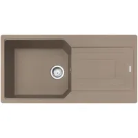 Franke Urban UBG 611-100 links Einbauspüle cashmere Excenterbetätigung 1000