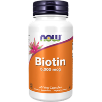 NOW Foods Biotin, 5000mcg 60