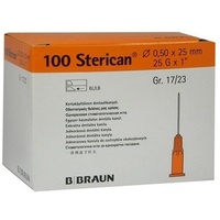 B. Braun B.BRAUN Sterican Dentalkanülen 0,5x 25mm 100 Stck