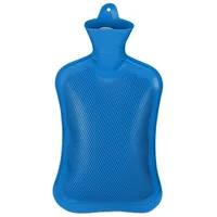 Relaxdays 3 x Wärmflasche ohne Bezug, langlebig, sichere Wärmeflasche,