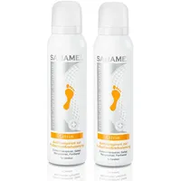 SANAMED Fuß Creme Schaum, Citrin, Fußdeo bei Schweißfuss, mit