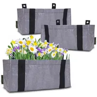 Spetebo Pflanzentasche zum Hängen - 3er Set - Pflanzen