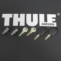 Thule Ersatzschlüssel +Schloß Stahl N182 für Dachträger Boxen Fahrradträger
