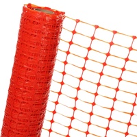 Haga Absperrzaun 1,2m x 100m orange Bauzaun Zaun Baustellenzaun