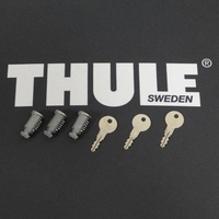 Thule Ersatzschlüssel +Schloß Stahl N055 für Dachträger Boxen Fahrradträger
