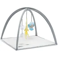 Beeztees Kitten Spielmatte Xabia, Katzenspielzeug, Grau, 40x40x33 cm