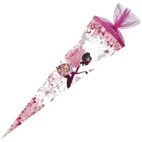 NESTLER Schultüte BLUMENFEE mit Spitzenschutz 85cm große Zuckertüte Elfe