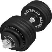 Bad Company Guss Kurzhantel-Set 50Kg Hantelscheiben Hantelset Hanteln