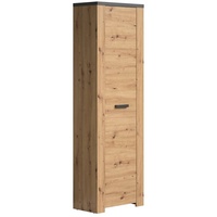 Höffner Möbel Kraft Gaderobenschrank holzfarben 62x199x35