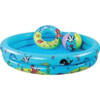 Swim Essentials Abenteuerpool inklusive Strandball und Schwimmring