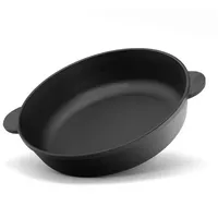 4big.fun Gusseisenpfanne 30 cm Bräter Cocotte Schmortopf aus Gusseisen